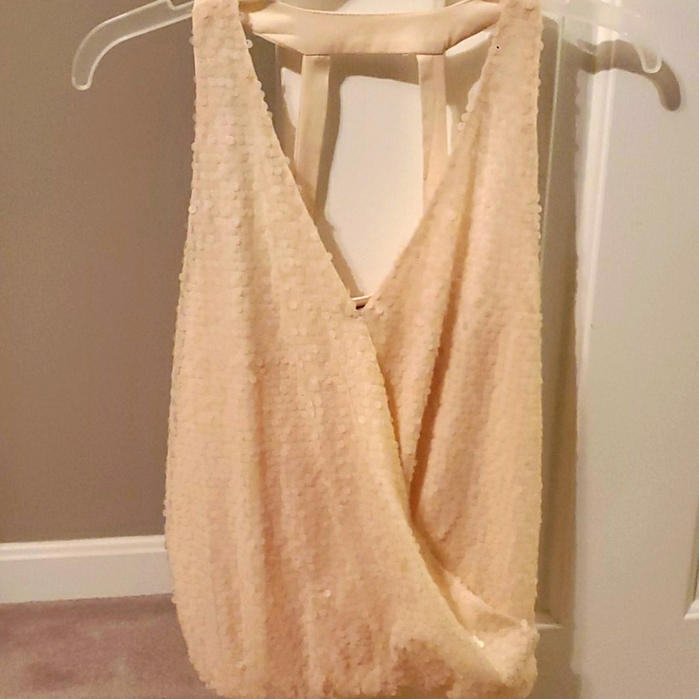 Charlotte Russe sequin tank top